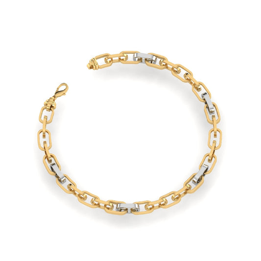 Two-Tone link Bracelets