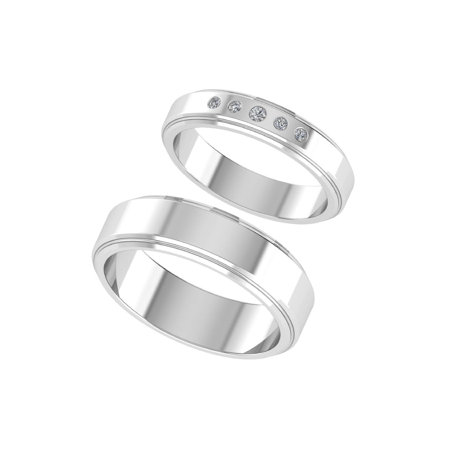 Couple Band Ring