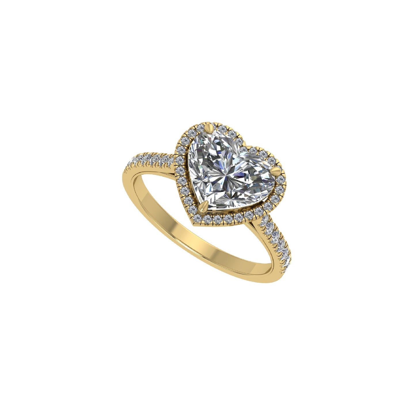 Lab Grown Diamond Heart Shape Ring