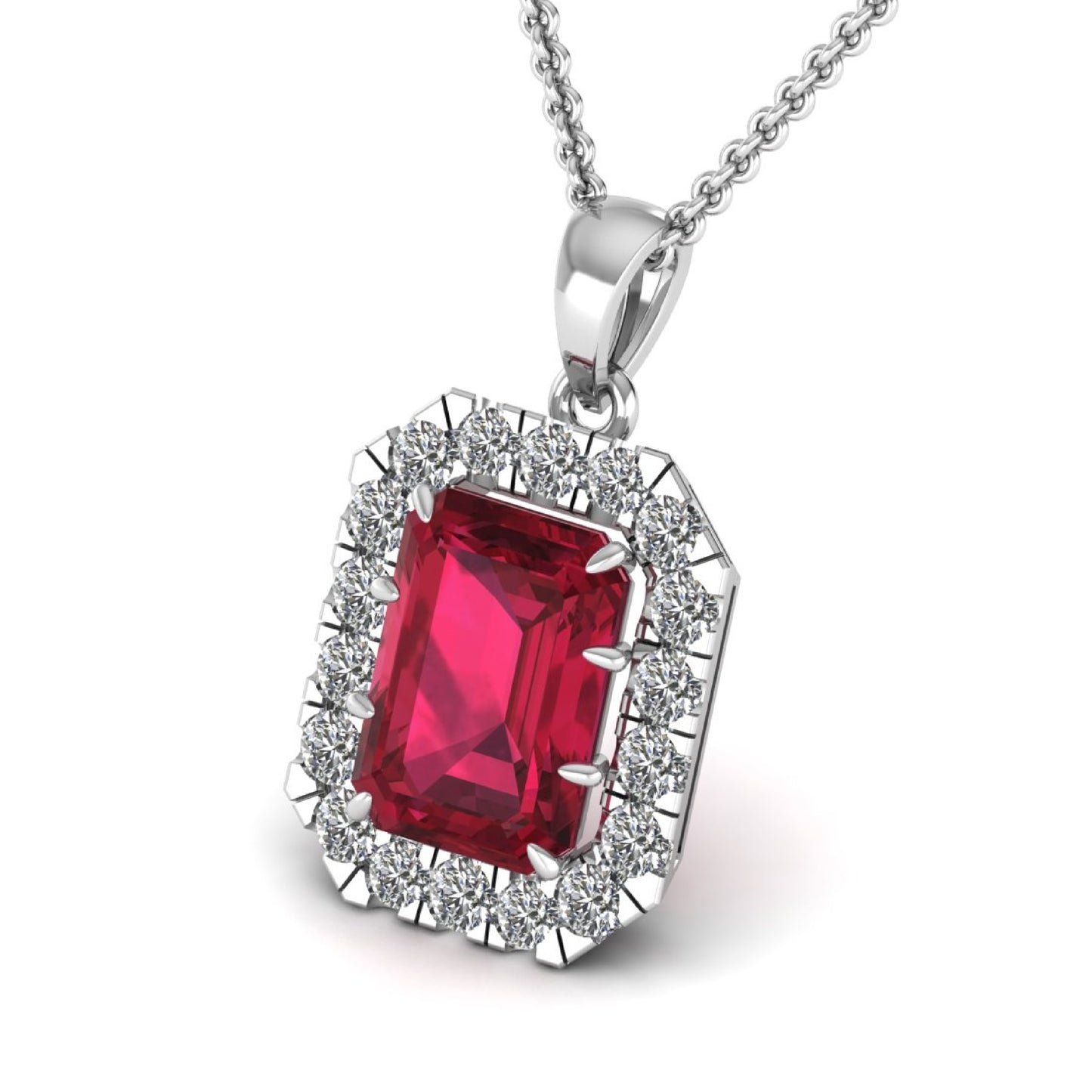 Lab-Grown Diamond Pendant set