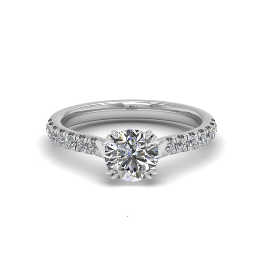Round Lab Grown Diamond Ring