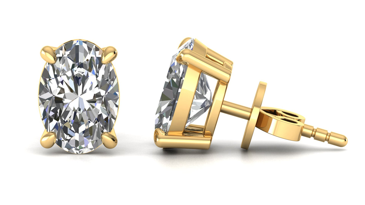 Lab Grown Diamond solitaire Earring