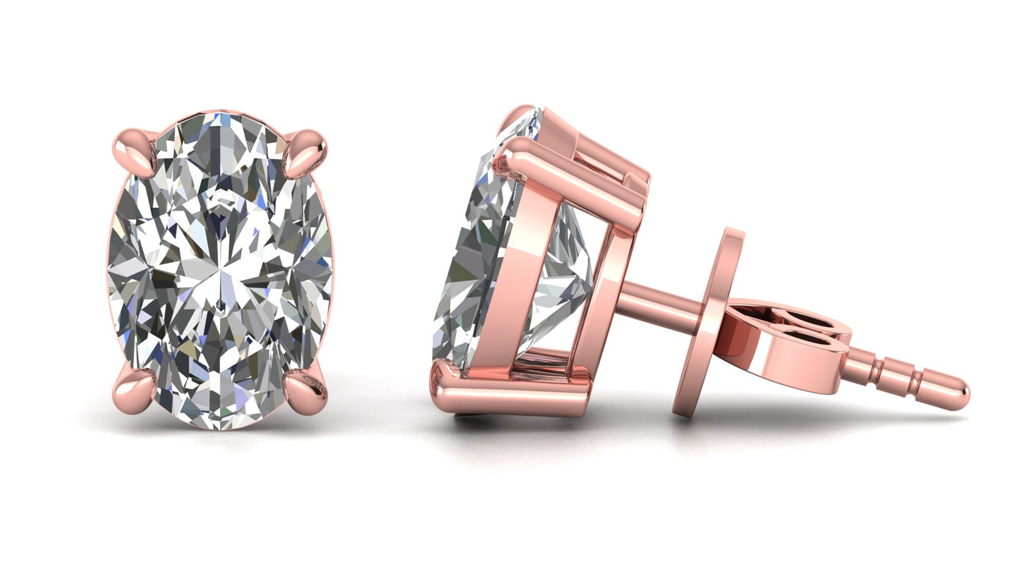 Lab Grown Diamond solitaire Earring