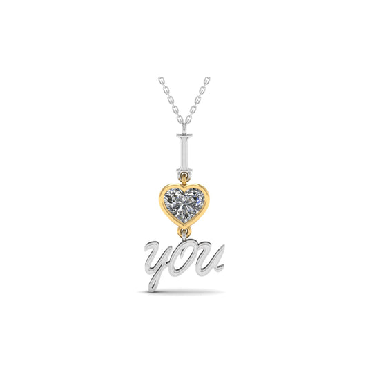 Lab Grown Diamond Heart Shape Pendant