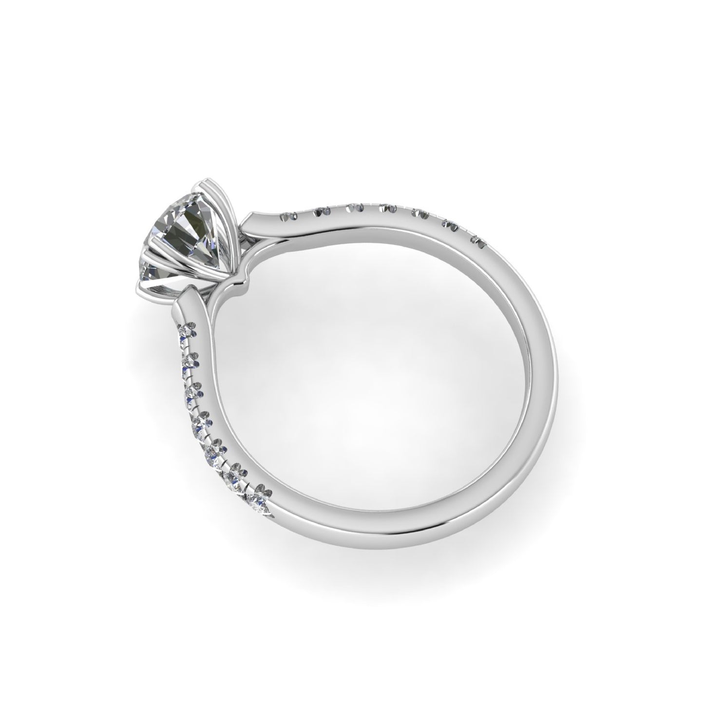 Diamond Round Ring