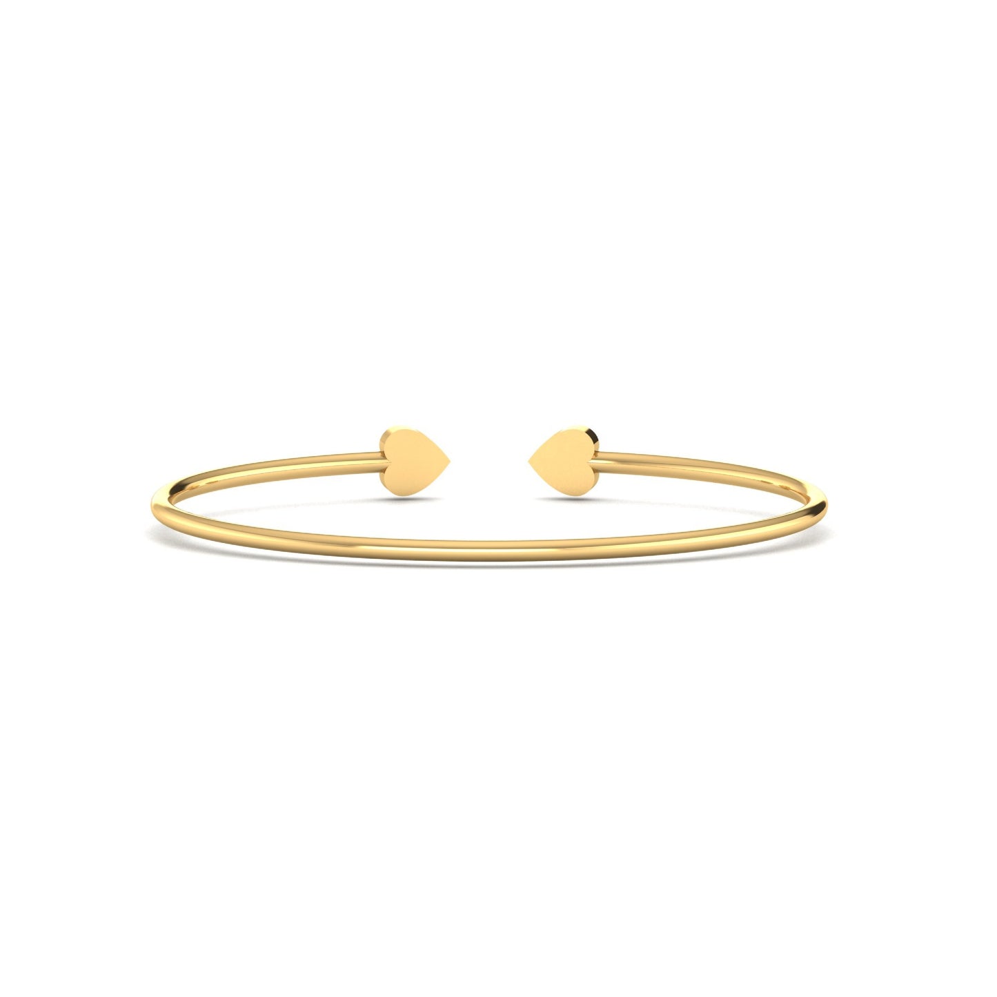 Heart Shaped Bangle