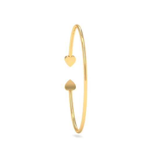 Heart Shaped Bangle