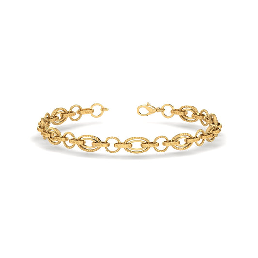 Gold chainlink bracelet