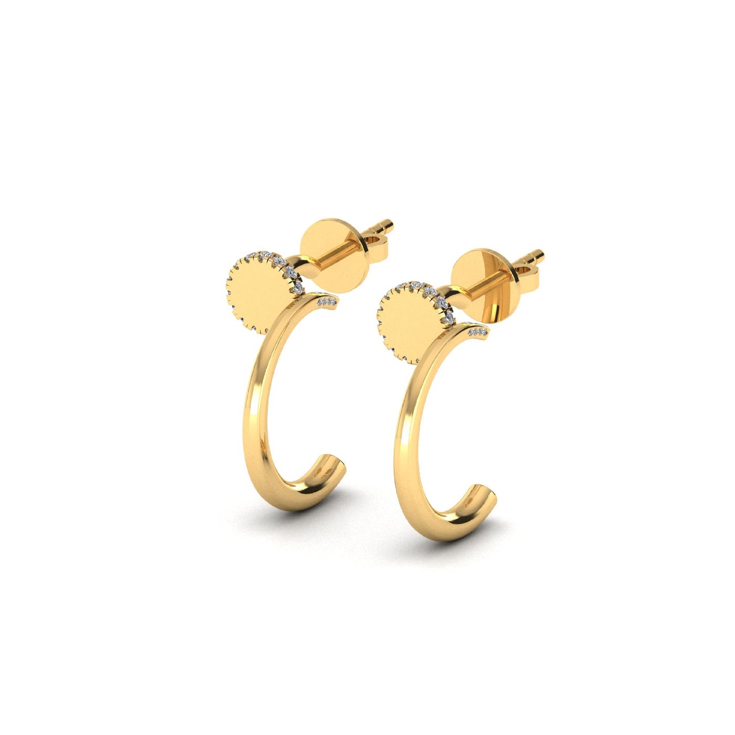 Half Hoop Earring
