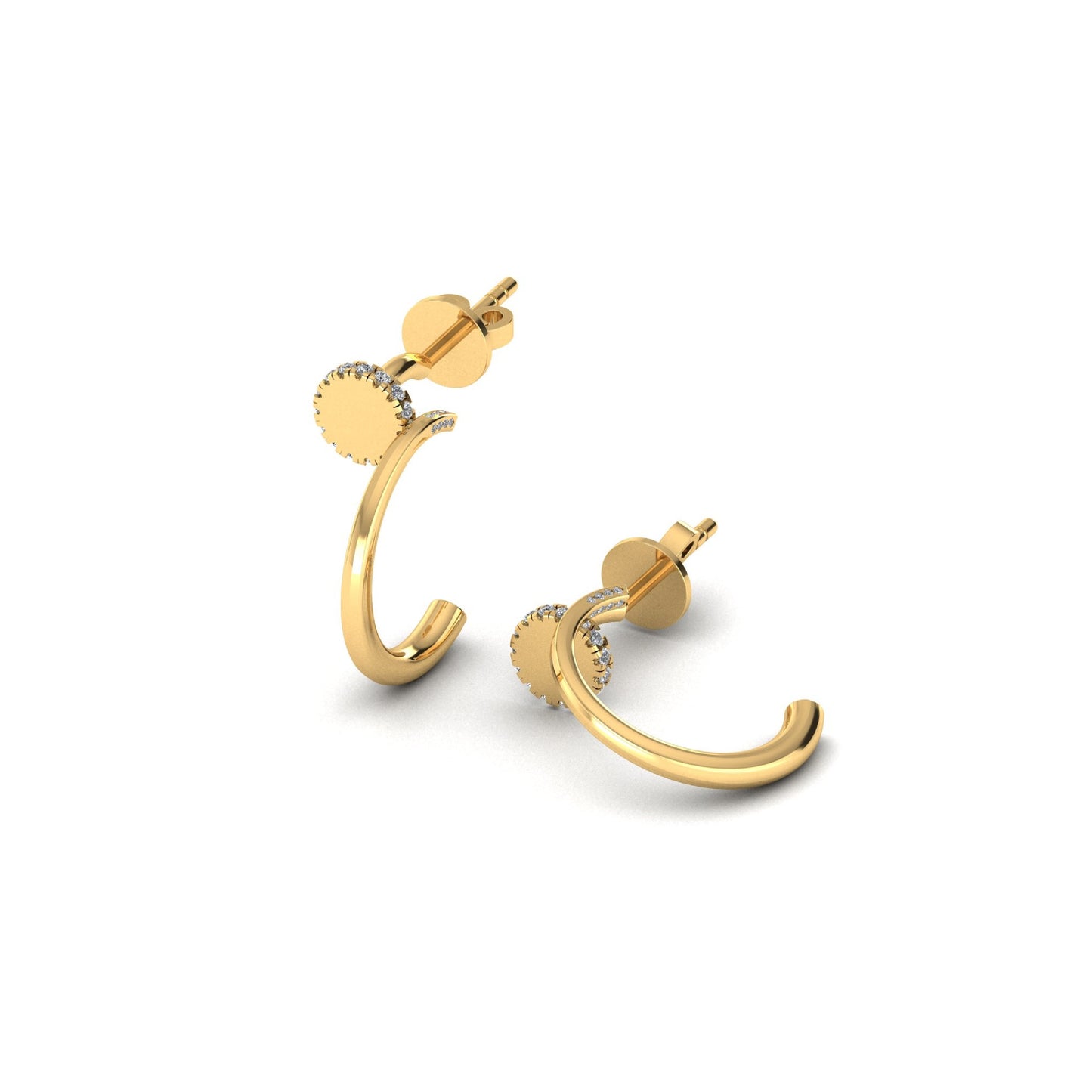 Half Hoop Earring