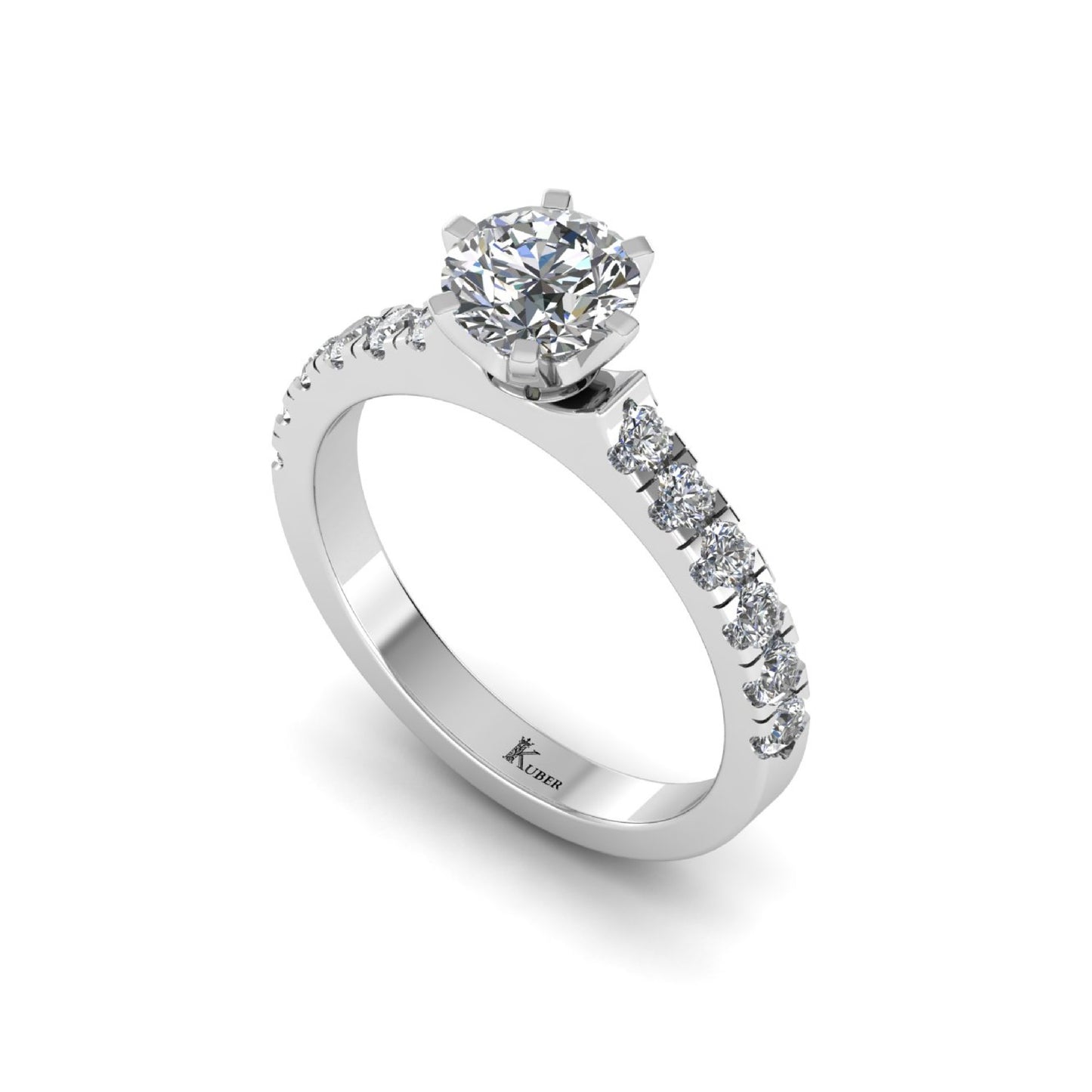 Solitaire Round Diamond Ring