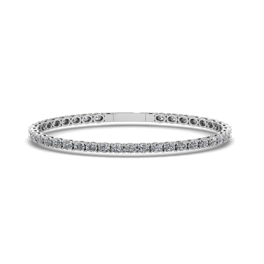 Lab Grown Diamond Oval Shape Tennis Bracelet