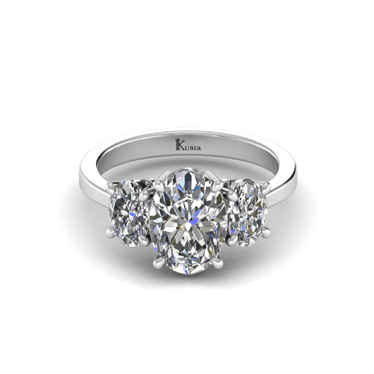 Oval Lab Grown Diamond Ring