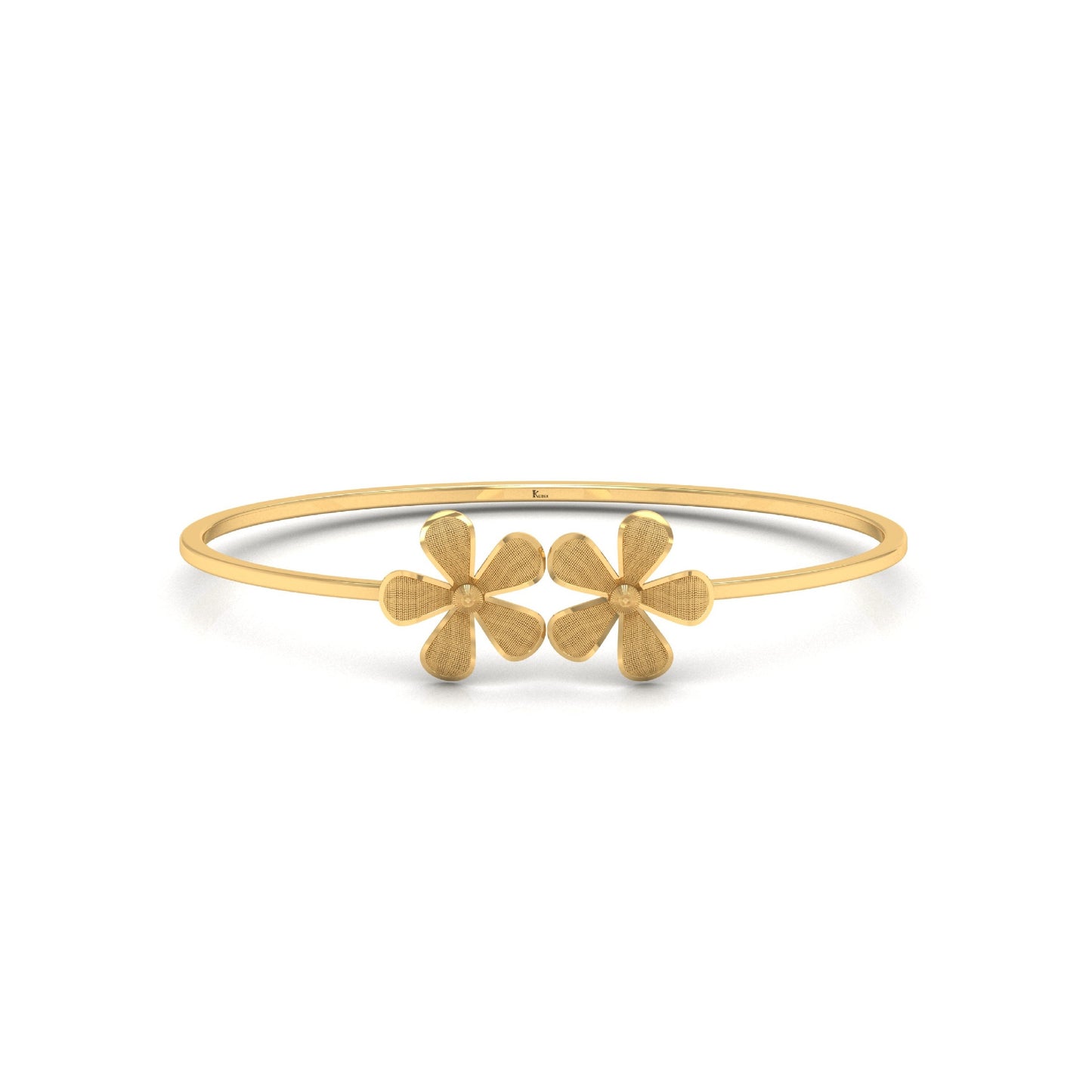 Flower charm Bangle