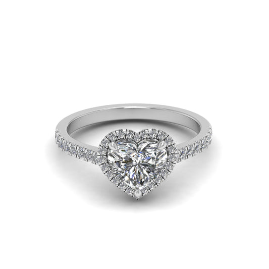 Lab Grown Diamond Heart Shape Ring