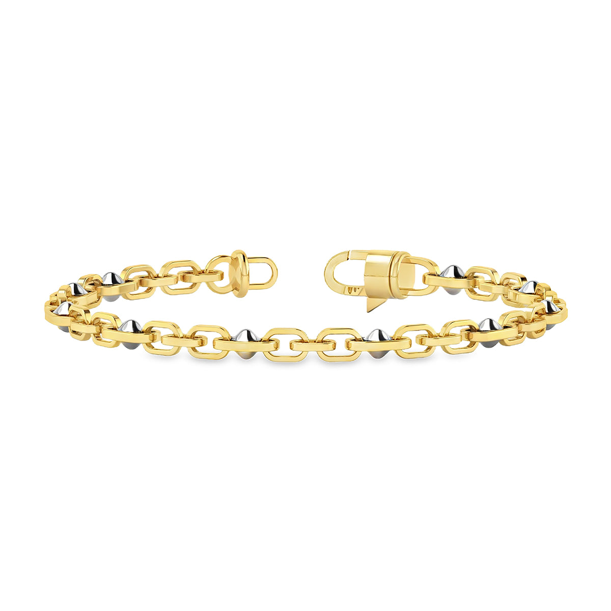 Two-Tone Link Bracelet