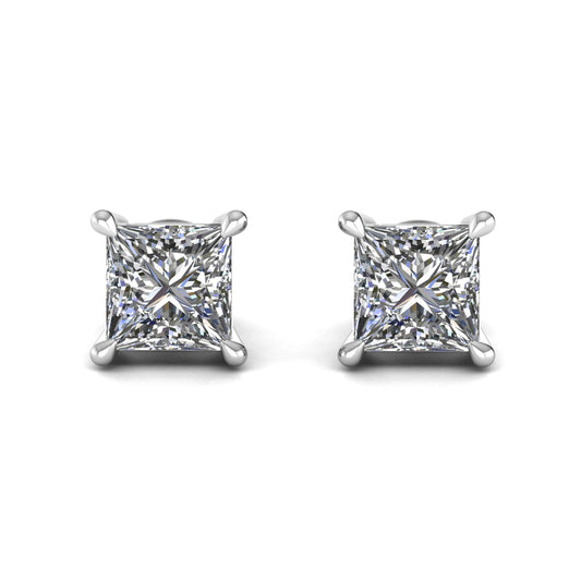 Princess Lab Grown Diamond Stud Earrings