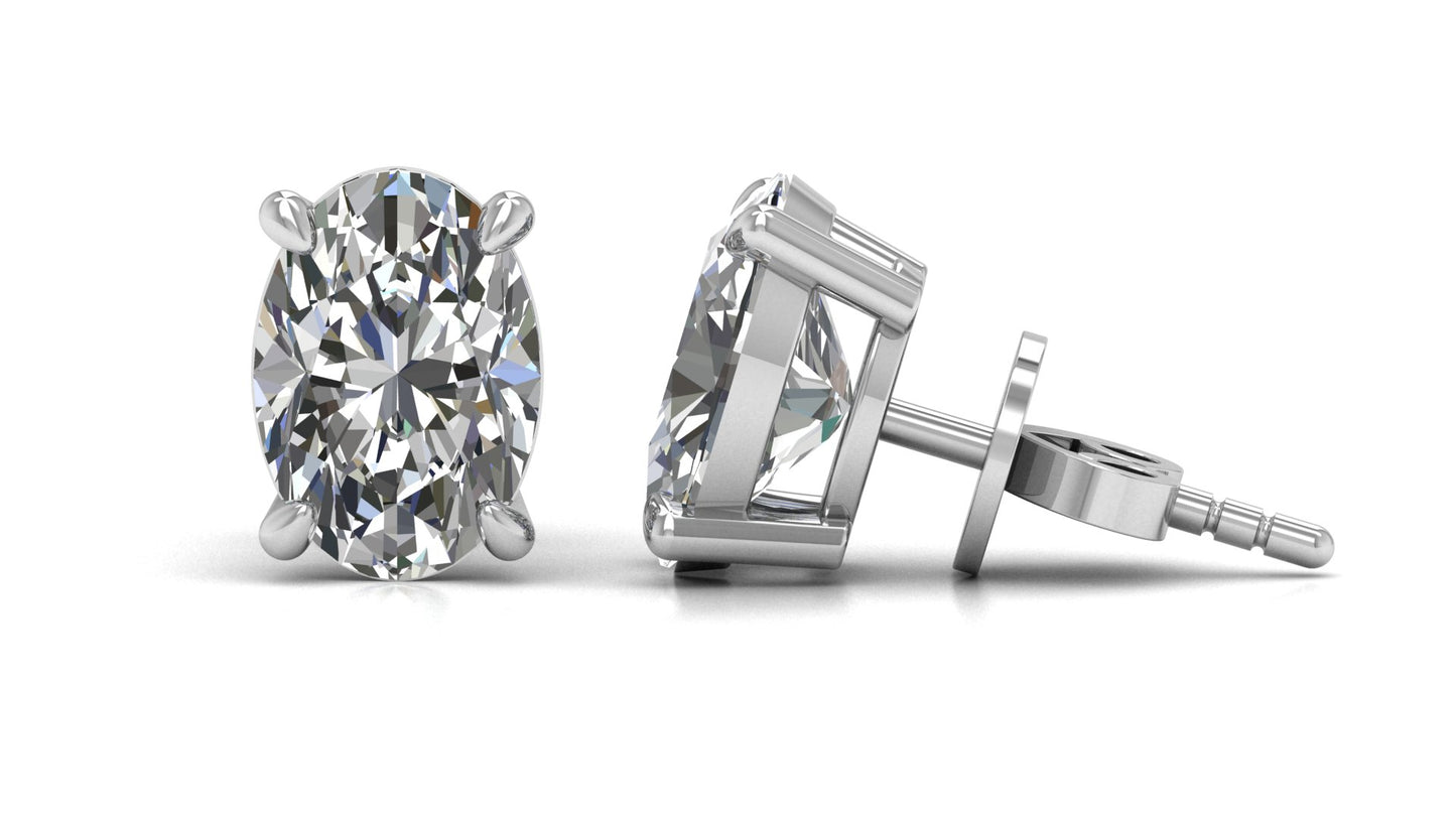 Lab Grown Diamond solitaire Earring