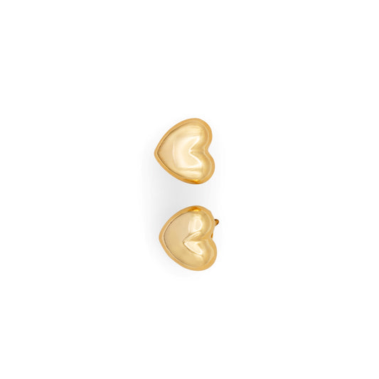 Heart Shape Hollow Stud Earring