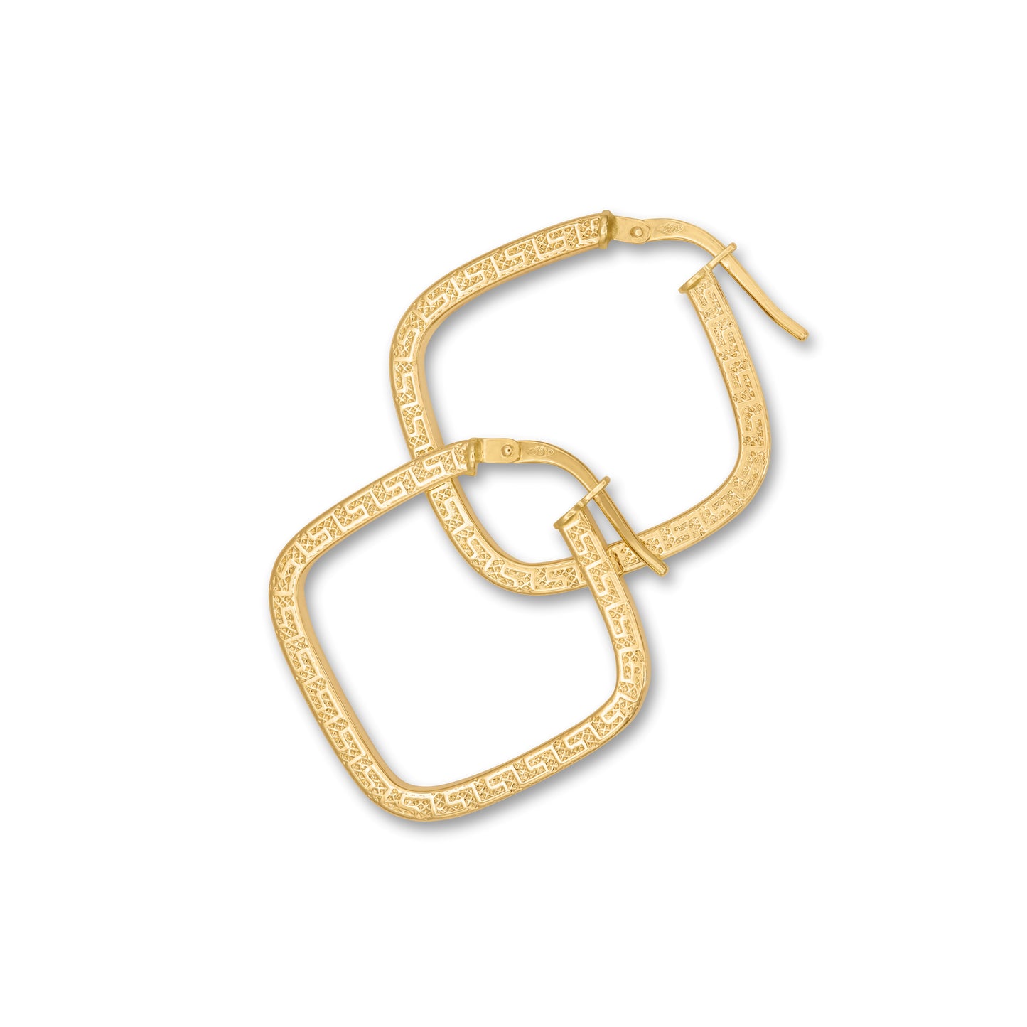 Fine Square Hoop Earring
