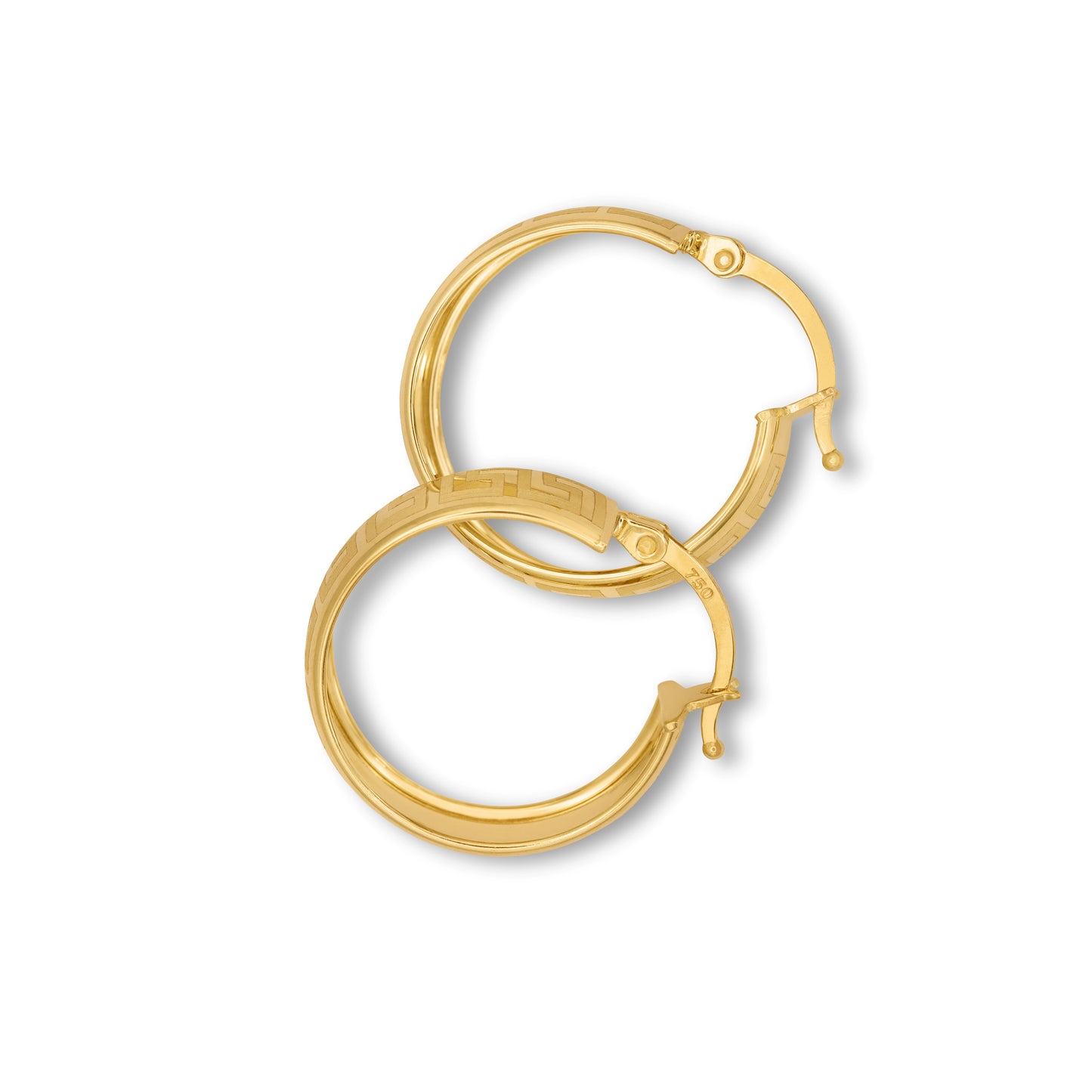Greca Hoop Earrings