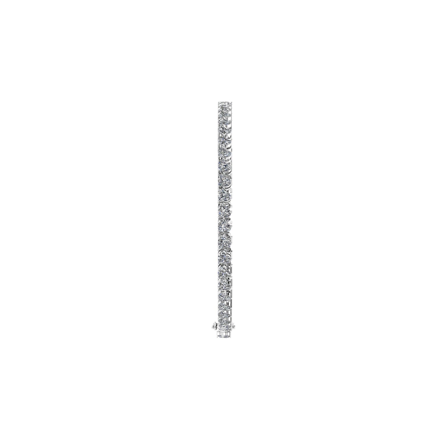 Lab Grown Diamond Heart Shape Tennis Bracelet