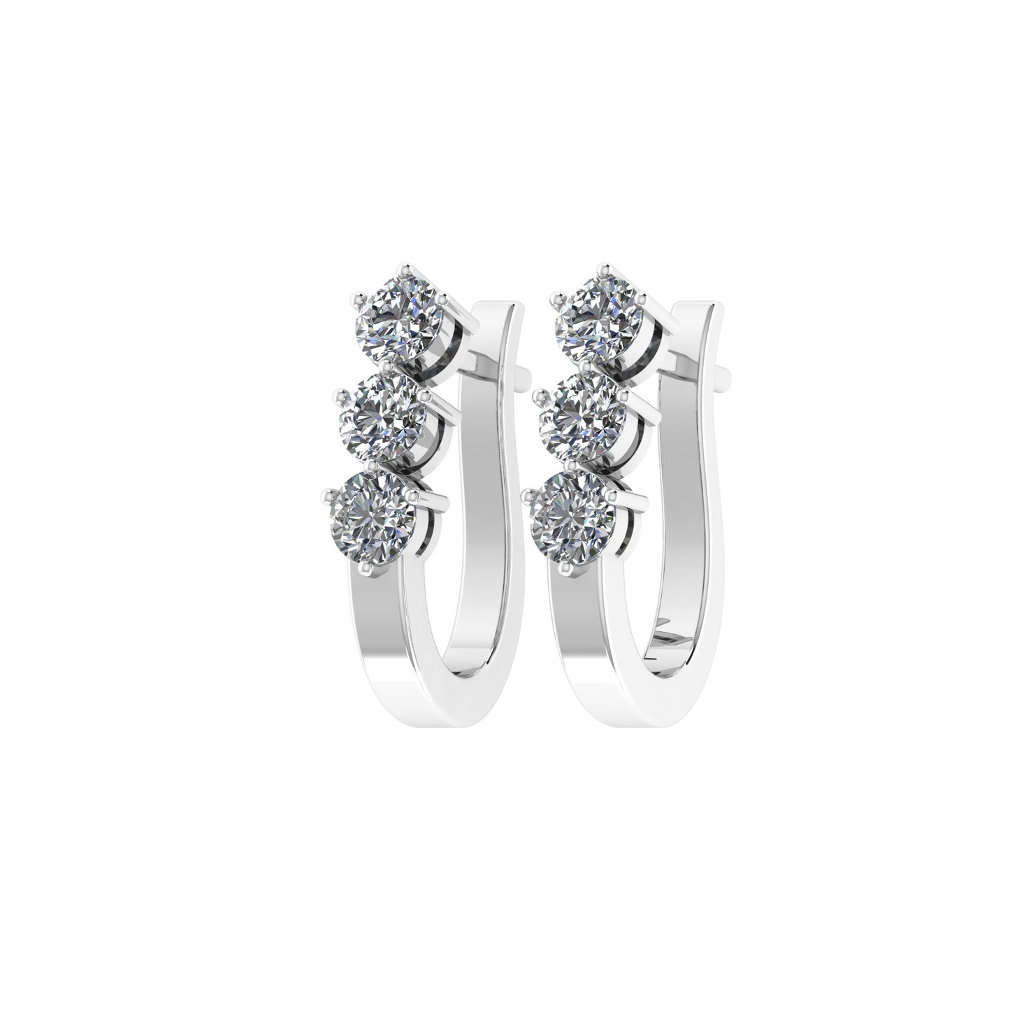 Lab Grown Diamond Hoops Earring