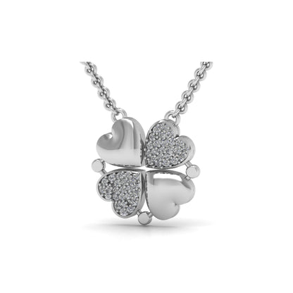 Heart Halo Lab Grown Diamond Pendant