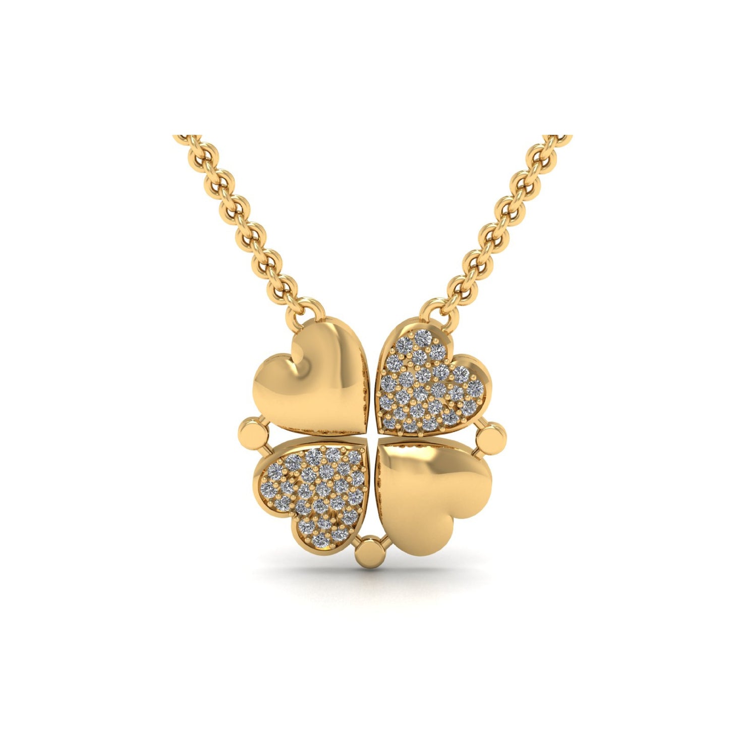 Heart Halo Lab Grown Diamond Pendant