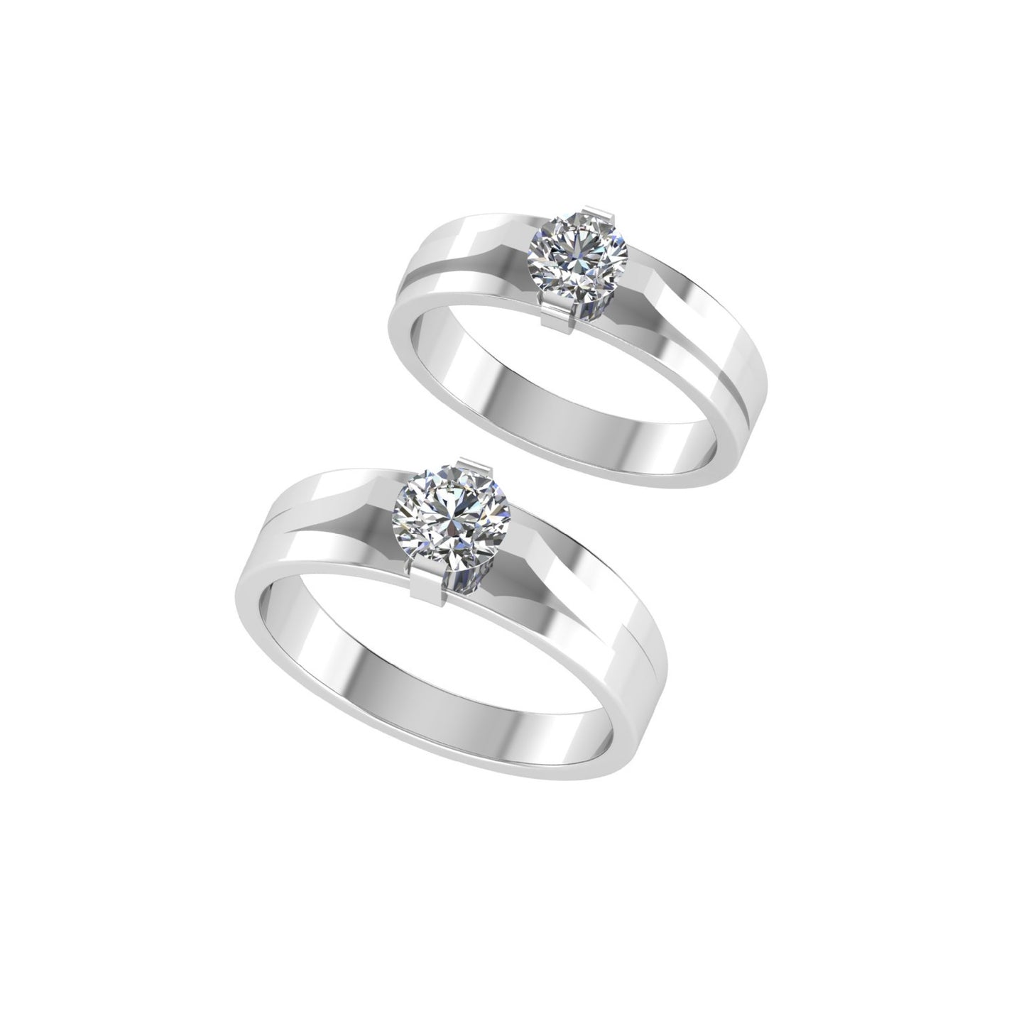 Lab Grown Diamond Couple Ring