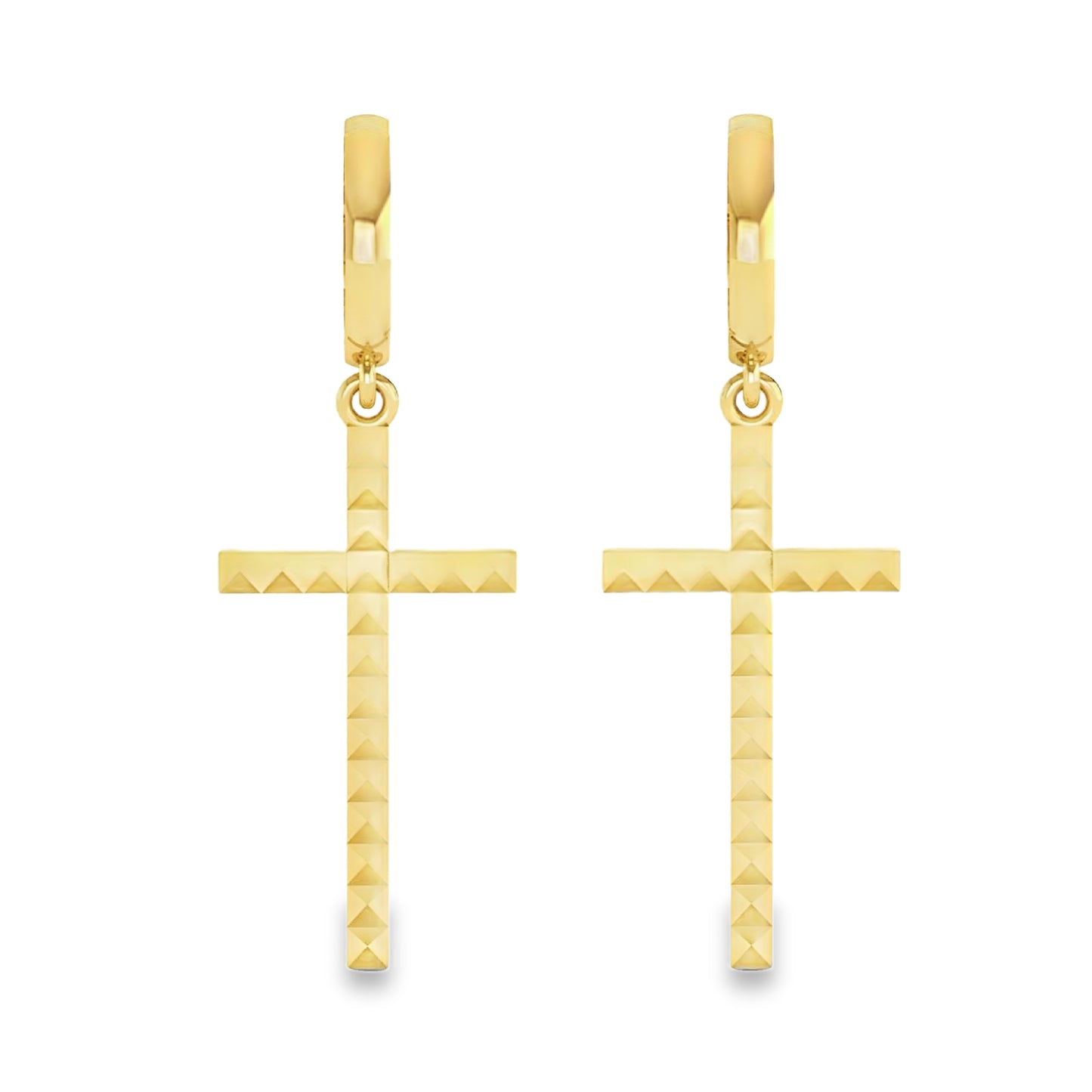 Hanging Cross Earring