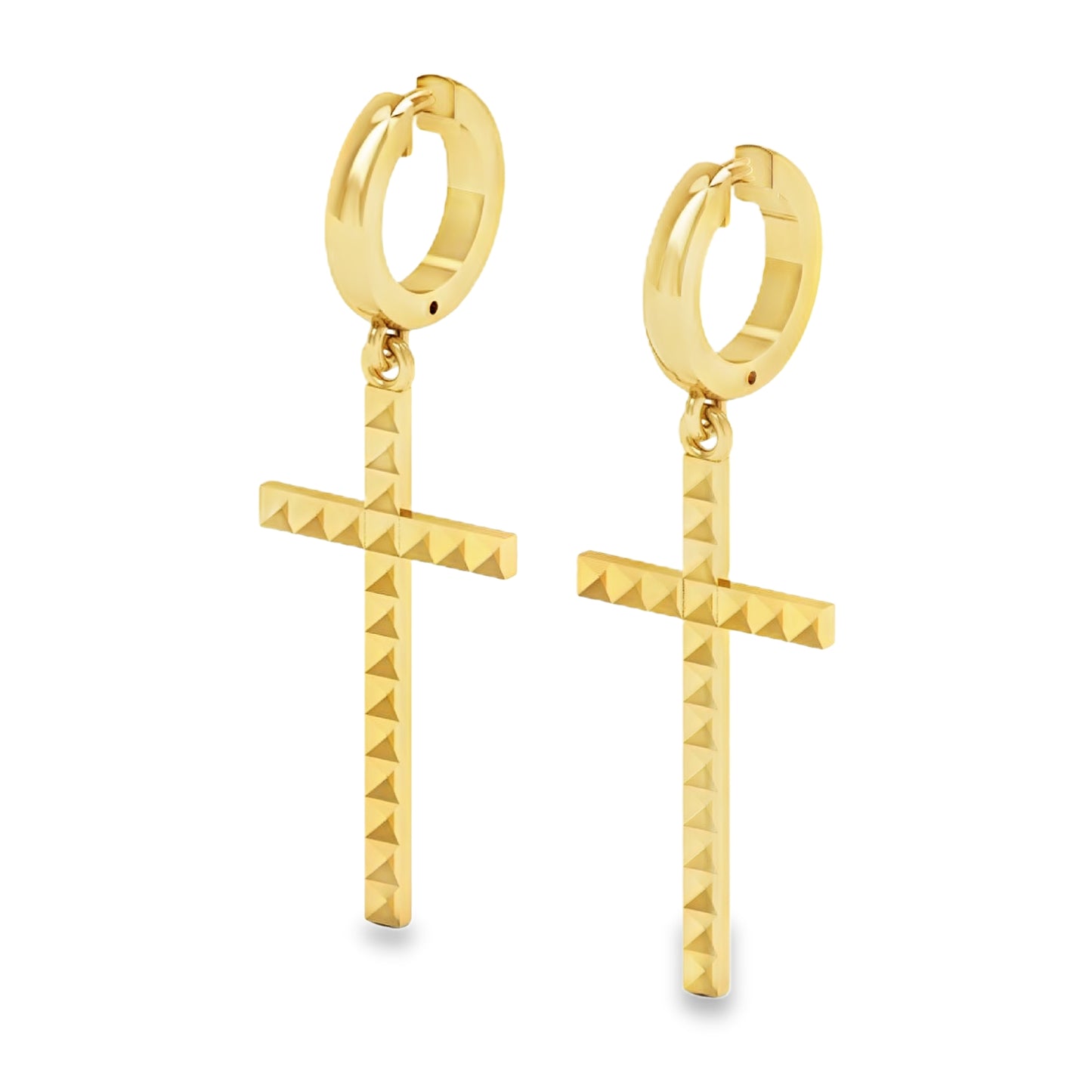 Hanging Cross Earring
