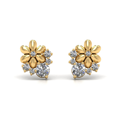 Round Lab Grown Diamond Earrings