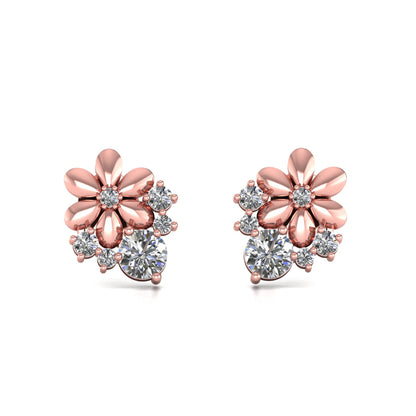 Round Lab Grown Diamond Earrings