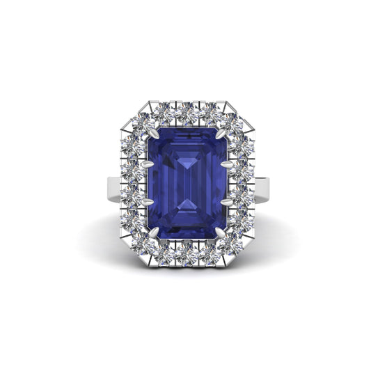 Emerald Cut Lab-grown Diamond Ring