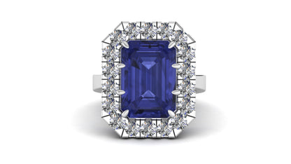 Emerald Cut Lab-grown Diamond Ring