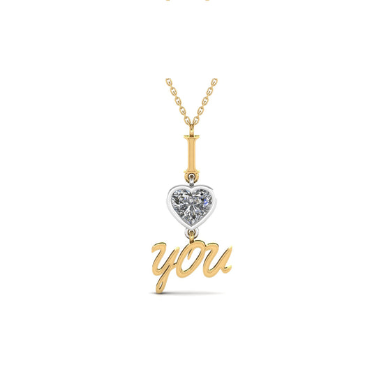 Lab Grown Diamond Heart Pendant