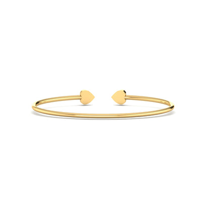 Heart Shaped Bangle