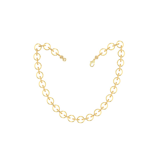 Yellow Gold Round Link Chain