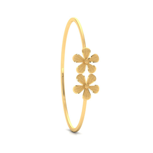 Flower charm Bangle