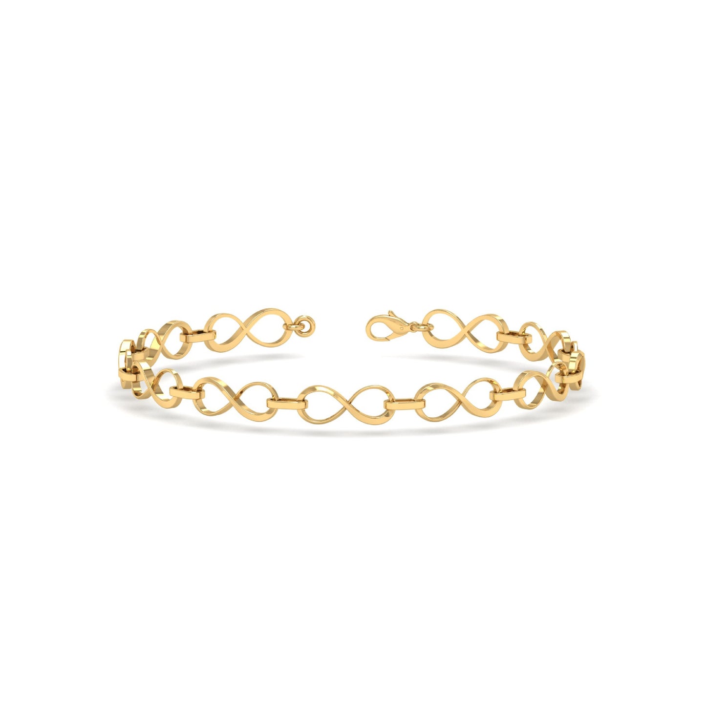 Pure Gold Infinity Bracelet