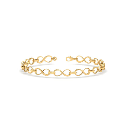 Pure Gold Infinity Bracelet