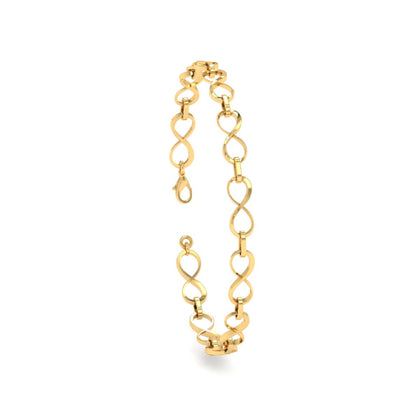 Pure Gold Infinity Bracelet