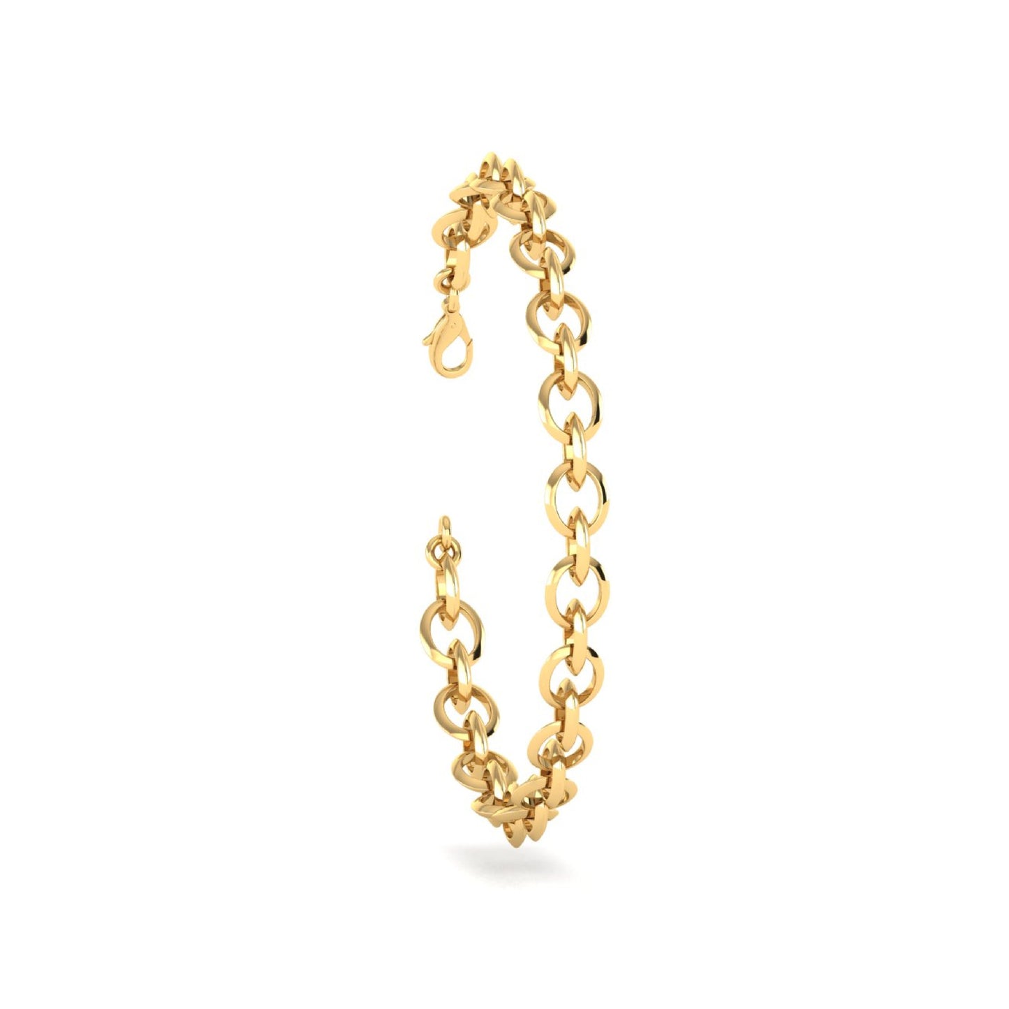 Fancy Round Chain Bracelet