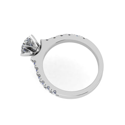 Solitaire Round Diamond Ring