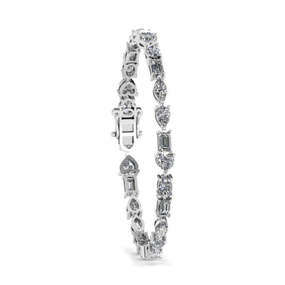 Multi Lab Grown Diamond Tennis Bracelet