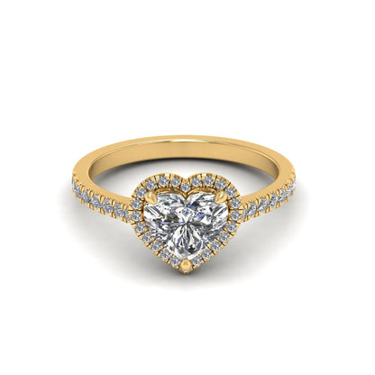 Lab Grown Diamond Heart Shape Ring