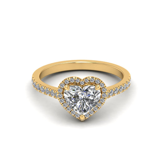 Lab Grown Diamond Heart Shape Ring