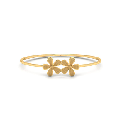 Flower charm Bangle