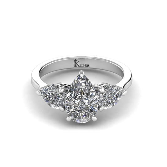 Pear Diamond Ring